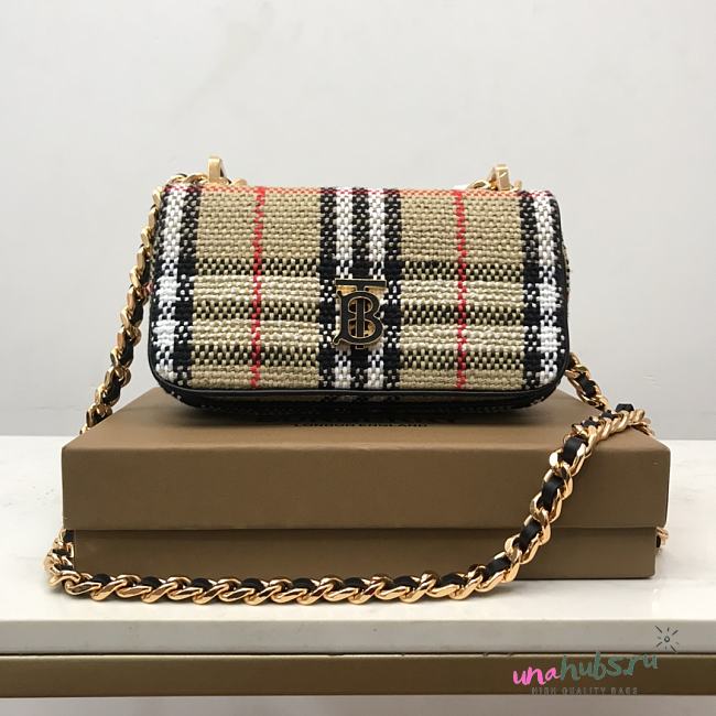 Burberry Small Vintage Check Boucle Lola Bag - 1