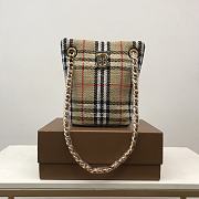 Burberry Vintage Check Boucle Lola Bucket Bag - 1