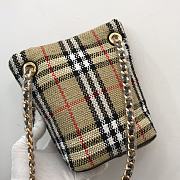 Burberry Vintage Check Boucle Lola Bucket Bag - 6