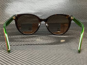 GUCCI GG0702SKN 003 Havana/Green Cat Eye Sunglasses - 2