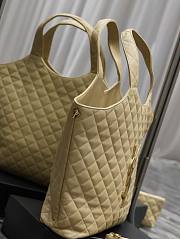 YSL Icare Maxi Shopping Beige Lambskin Bag - 6