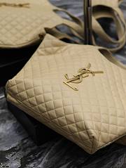 YSL Icare Maxi Shopping Beige Lambskin Bag - 4