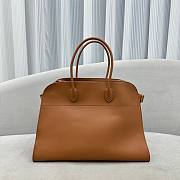 The Row Margaux 17 Brown Leather Tote Bag - 3