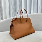 The Row Margaux 17 Brown Leather Tote Bag - 4