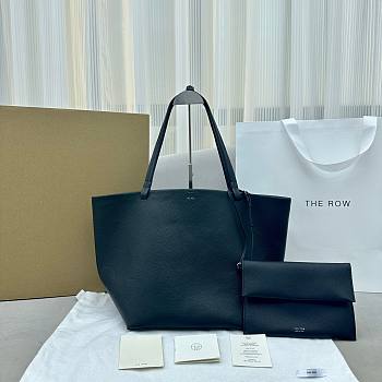 The Row Park Tote Black Leather Bag