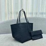 The Row Park Tote Black Leather Bag - 4