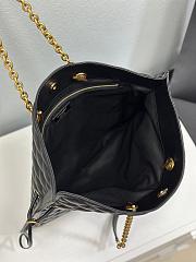 YSL Pochon Matelasse Black Leather Bag - 5