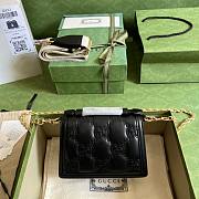 Gucci GG matelasse small top handle bag  - 4