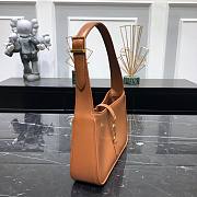 YSL LE 5 À 7 hobo brown leather bag - 6