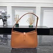 YSL LE 5 À 7 hobo brown leather bag - 5