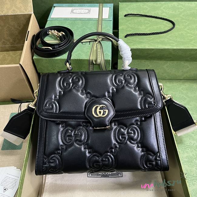 Gucci GG matelasse mediumtop handle bag - 1