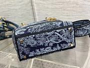 Dior Lady Blue Tiger 24cm Bag - 4