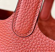 Hermes Picotin orange grained leather 18 - 4