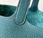 Hermes Picotin green grained leather 18 - 3