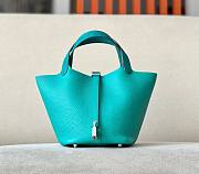 Hermes Picotin Cargo mint grained leather 18 - 1