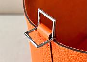 Hermes Picotin pure orange grained leather 18 - 4