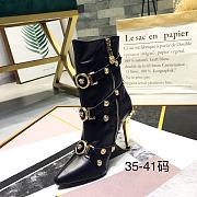 Versace black boots 10cm - 2