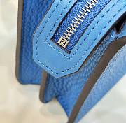 Fendi Peekaboo IseeU Xcross Blue Leather Bag - 2