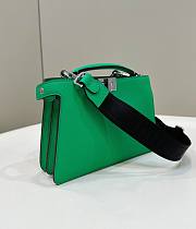 Fendi Peekaboo IseeU Xcross Green Leather Bag - 4