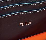 Fendi Peekaboo IseeU Xcross Orange Leather Bag - 5