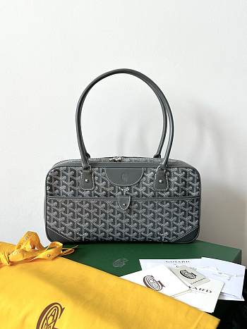 Goyard Saint Martin Bag Gray Coated Canvas Bag