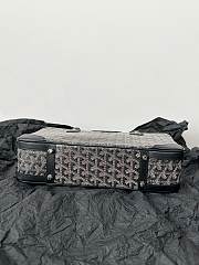 Goyard Saint Martin Bag Gray Coated Canvas Bag - 3