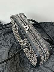 Goyard Saint Martin Bag Gray Coated Canvas Bag - 2