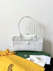 Goyard Saint Martin Bag White Coated Canvas Bag - 4