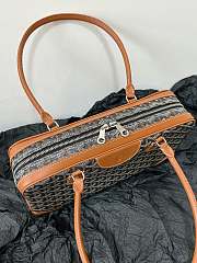 Goyard Saint Martin Bag Brown Coated Canvas Bag - 6