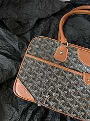 Goyard Saint Martin Bag Brown Coated Canvas Bag - 5