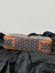 Goyard Saint Martin Bag Brown Coated Canvas Bag - 3