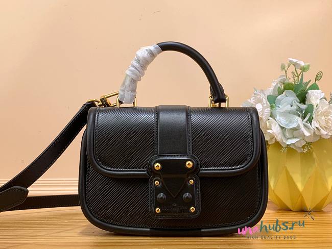 Louis Vuitton M22724 Hide and Seek Black Epi Leather Bag - 1