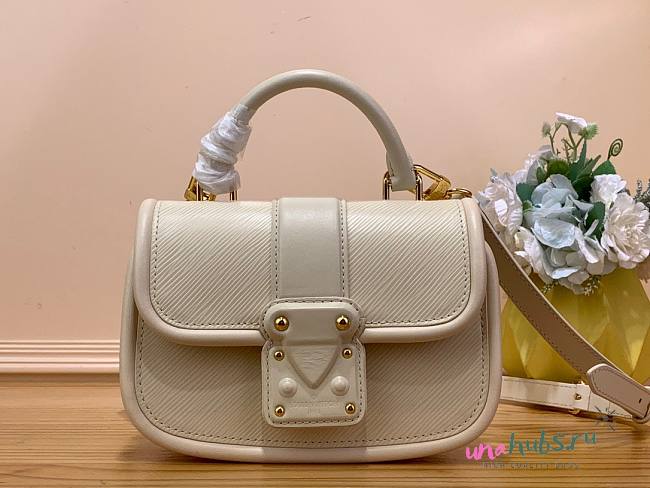 Louis Vuitton M22724 Hide and Seek White Epi Leather Bag - 1