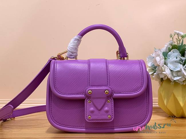 Louis Vuitton M22724 Hide and Seek Purple Epi Leather Bag - 1