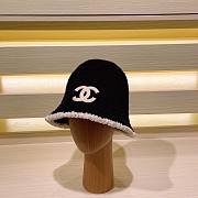 Chanel black knitted bucket hat - 4