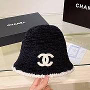 Chanel black knitted bucket hat - 6