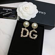 DG pearl logo earings  - 5