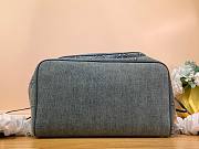 Louis Vuitton montsouris denim canvas M22534 backpack - 4