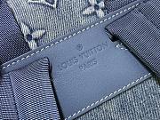 Louis Vuitton montsouris denim canvas M22534 backpack - 3