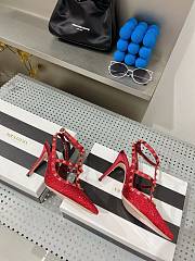 Valentino garavani red sequin rockstud heels - 2