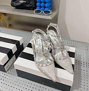 Valentino garavani silver sequin rockstud heels  - 1