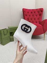 Gucci gene ankle white boots - 5