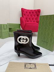 Gucci gene ankle black boots - 5