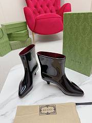 Gucci gene ankle black boots - 4