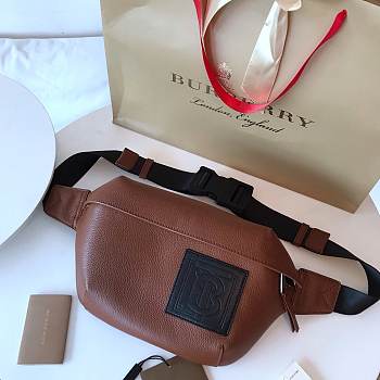 Burberry brown tag belt bag