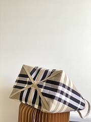 Burberry beige check tote handbag  - 2