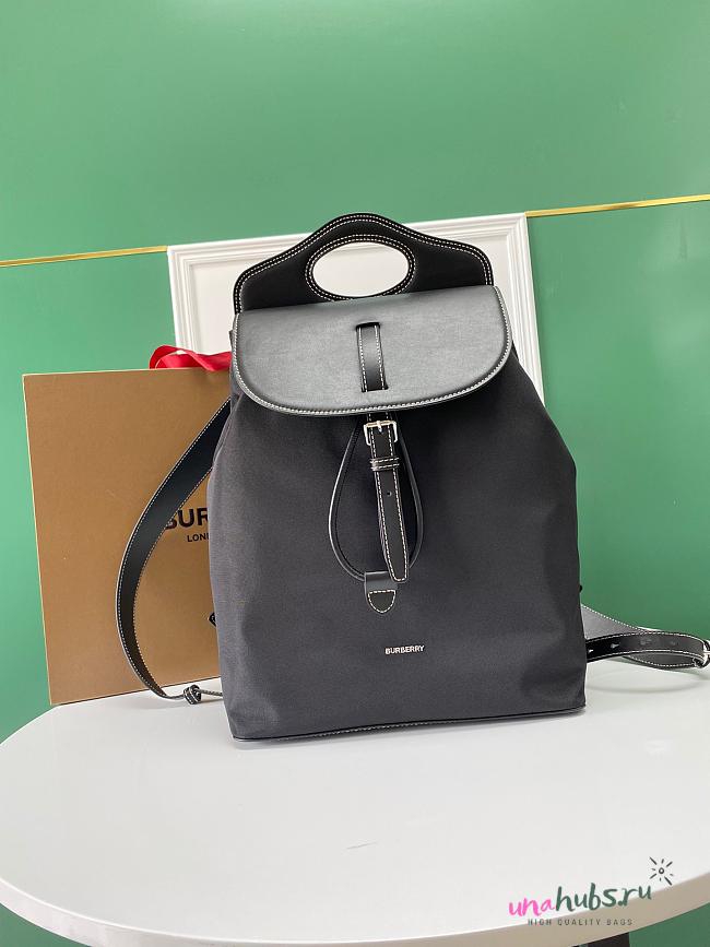 Burberry Black Pocket Backpack - 1