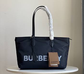 Burberry nylon tote black bag 