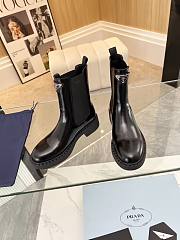 Prada brushed leather booties - 4