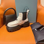 Prada platform white boots - 2